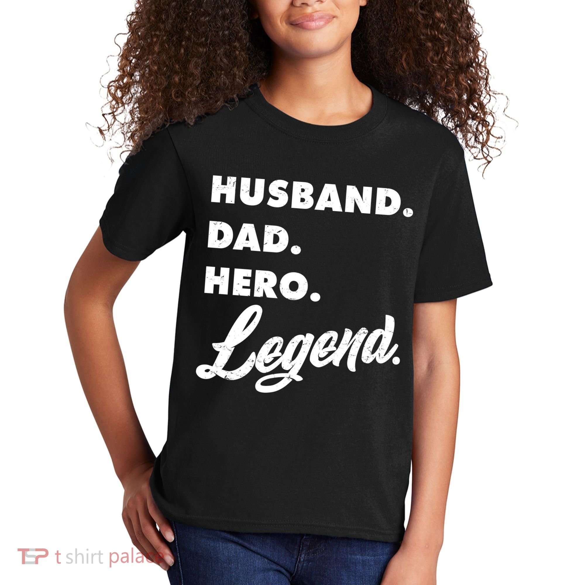 Husband Dad Hero Legend Kids T-Shirt