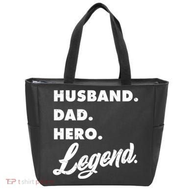 Husband Dad Hero Legend Tote Bag