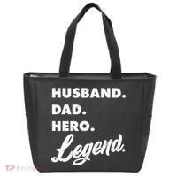 Husband Dad Hero Legend Tote Bag thumb 0