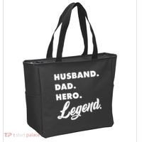 Husband Dad Hero Legend Tote Bag thumb 2