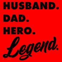 Husband Dad Hero Legend Santa Hat thumb 1