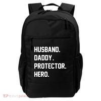 Husband Daddy Protector Hero Backpack thumb 0