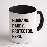 Husband Daddy Protector Hero Coffee Mug thumb 1