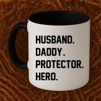 Husband Daddy Protector Hero Coffee Mug thumb 2