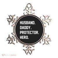 Husband Daddy Protector Hero Ornament thumb 0
