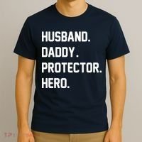 Husband Daddy Protector Hero T-Shirt thumb 3