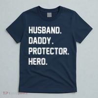Husband Daddy Protector Hero T-Shirt thumb 5