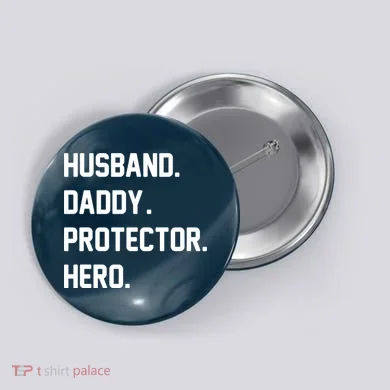 Husband Daddy Protector Hero Button