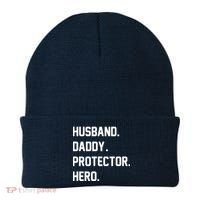 Husband Daddy Protector Hero Beanie thumb 0