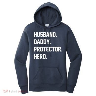 Husband Daddy Protector Hero Women's Hoodie