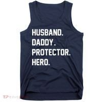 Husband Daddy Protector Hero Tank Top thumb 0