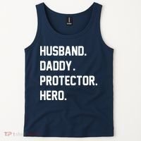 Husband Daddy Protector Hero Tank Top thumb 2