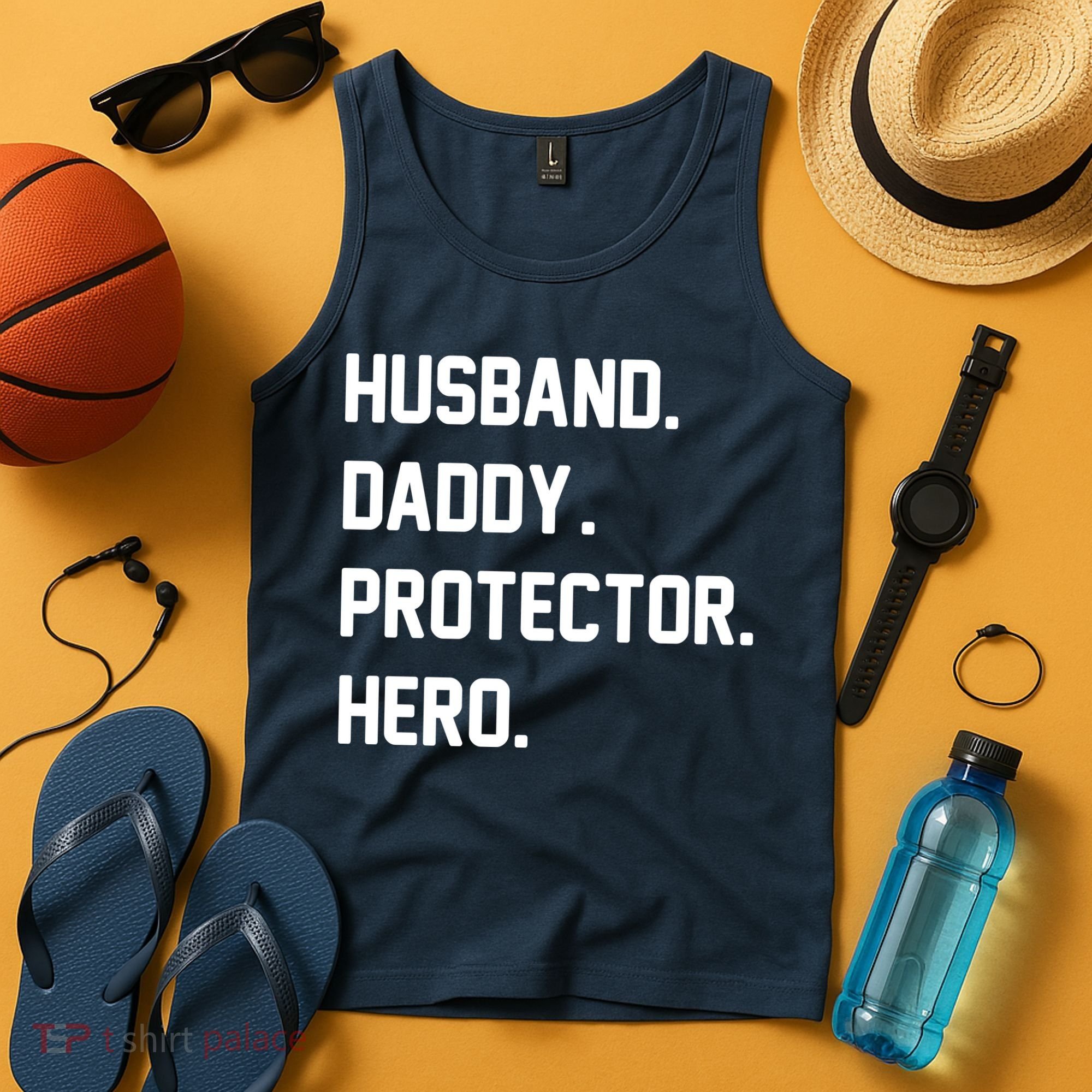 Husband Daddy Protector Hero Tank Top