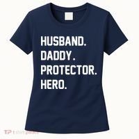 Husband Daddy Protector Hero Women's T-Shirt thumb 0