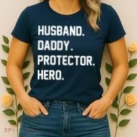 Husband Daddy Protector Hero Women's T-Shirt thumb 2