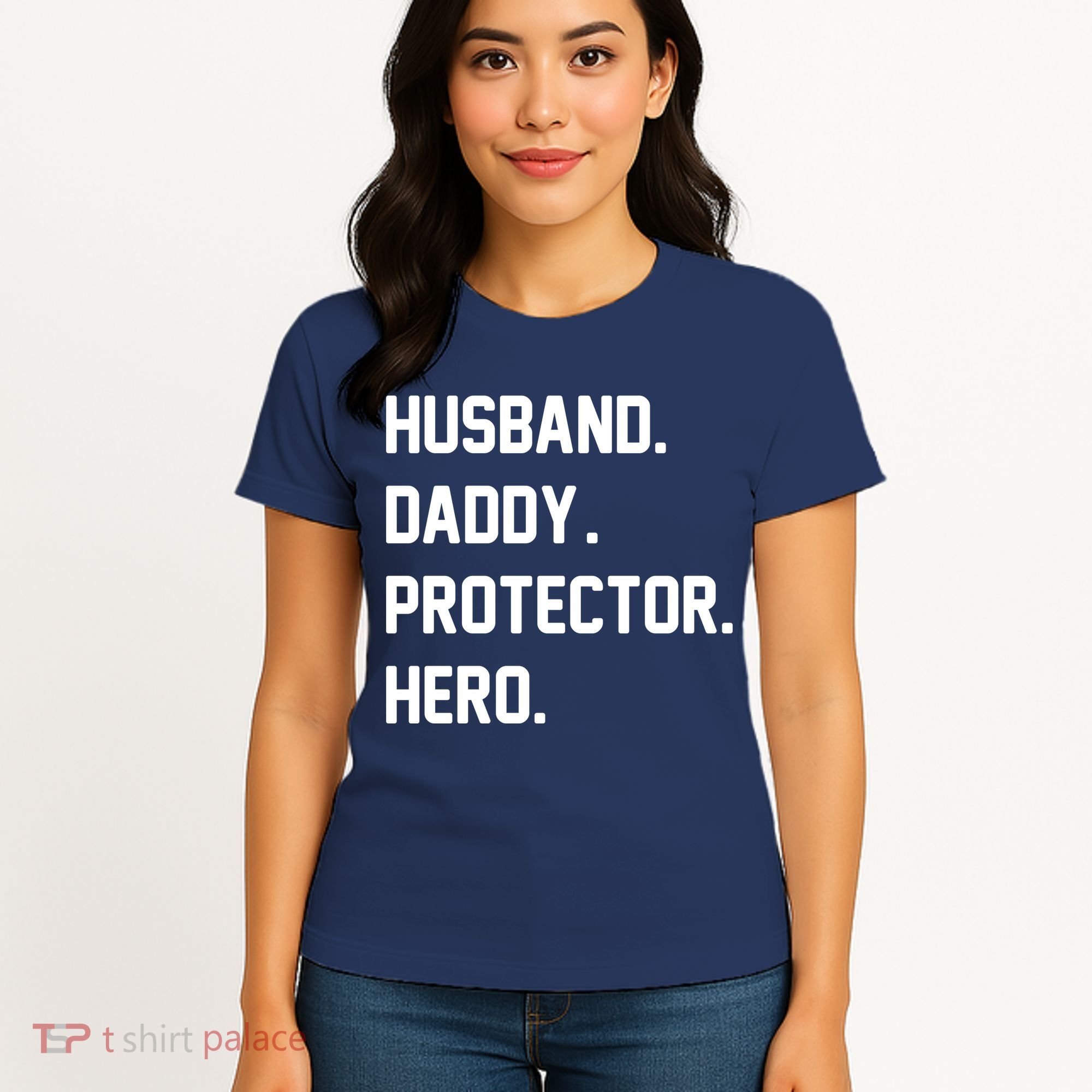 Husband Daddy Protector Hero Women's T-Shirt