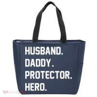 Husband Daddy Protector Hero Tote Bag thumb 0
