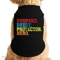 Husband Daddy Protector Hero Distressed Doggie Tank thumb 0