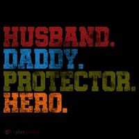Husband Daddy Protector Hero Distressed Coffee Mug thumb 5