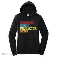 Husband Daddy Protector Hero Distressed Women's Hoodie thumb 0