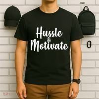Hussle & Motivate  T-Shirt thumb 6