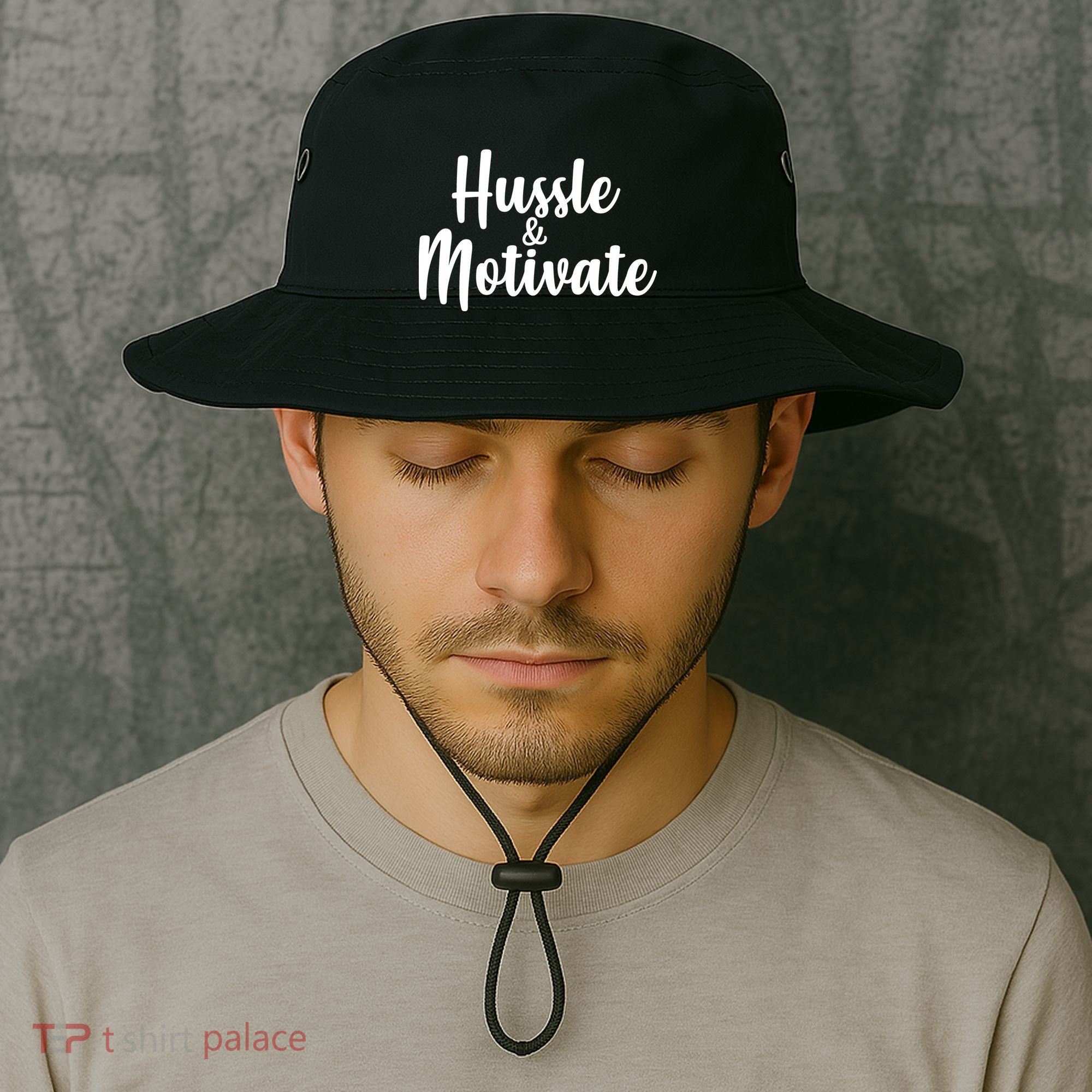 Hussle & Motivate  Bucket Hat