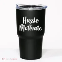 Hussle & Motivate  Tumbler thumb 0