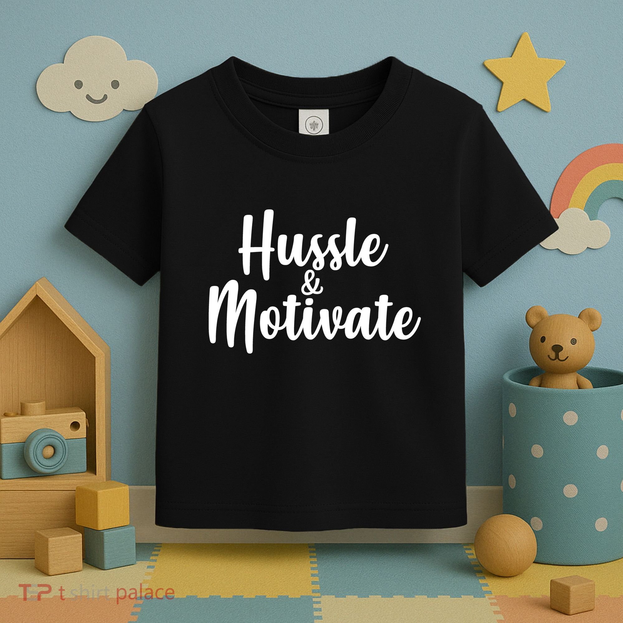 Hussle & Motivate  Toddler T-Shirt