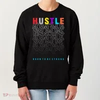Hustle Born To Be Strong Women's Sweatshirt thumb 0
