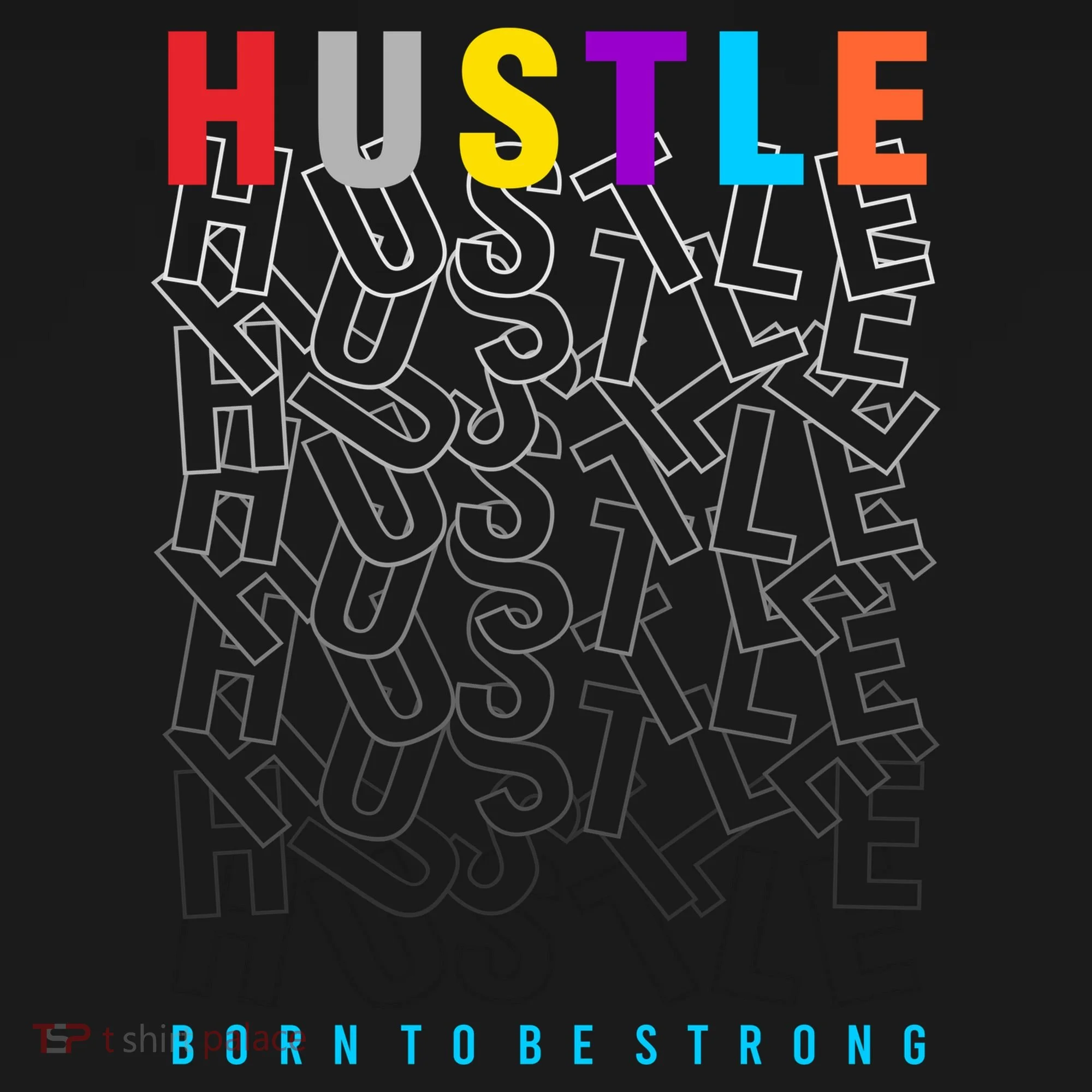 Hustle Born To Be Strong Toddler Hoodie