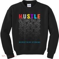 Hustle Born To Be Strong Kids Sweatshirt thumb 0