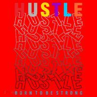 Hustle Born To Be Strong Santa Hat thumb 1