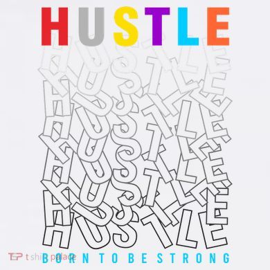 Hustle Born To Be Strong Garment-Dyed Sweatshirt