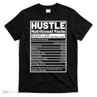 Hustle Nutrition Facts Values T-Shirt thumb 0