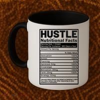Hustle Nutrition Facts Values Coffee Mug thumb 2