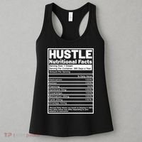 Hustle Nutrition Facts Values Women's Tank Top thumb 3