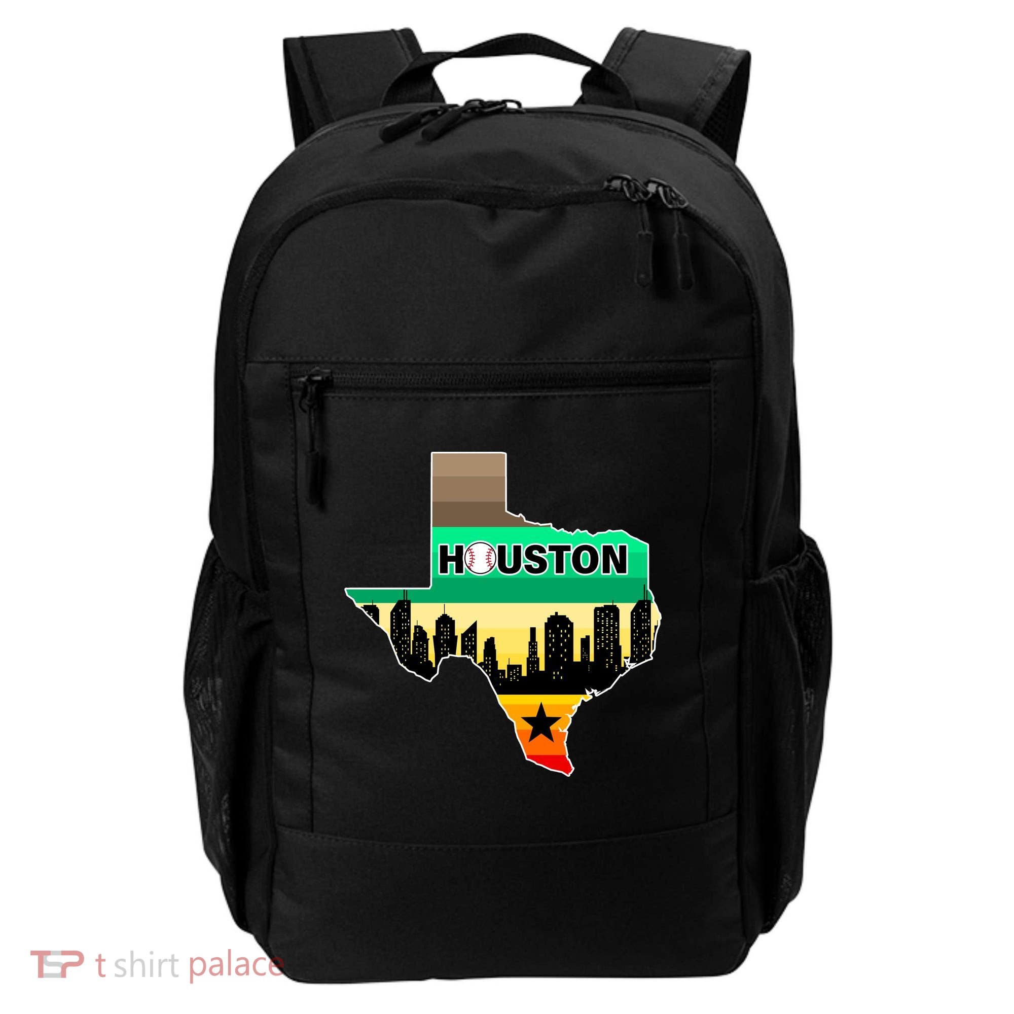 Huston Texas Baseball City Logo Backpack