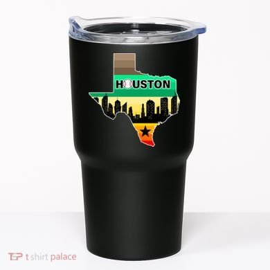 Huston Texas Baseball City Logo Tumbler