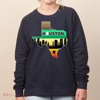 Huston Texas Baseball City Logo Women's Sweatshirt thumb 0