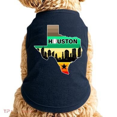 Huston Texas Baseball City Logo Doggie Tank