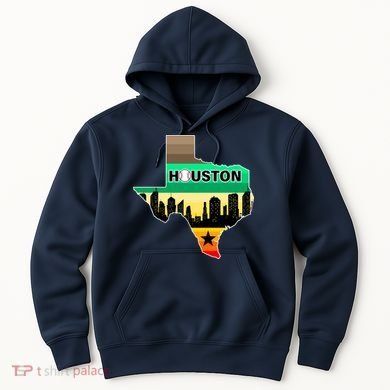 Huston Texas Baseball City Logo Hoodie