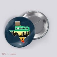 Huston Texas Baseball City Logo Button thumb 0