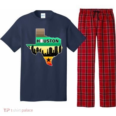 Huston Texas Baseball City Logo Pajama Set