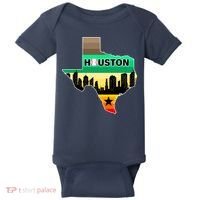 Huston Texas Baseball City Logo Baby Bodysuit thumb 0