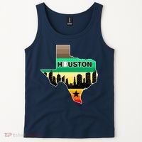 Huston Texas Baseball City Logo Tank Top thumb 2