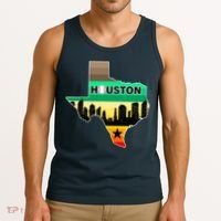 Huston Texas Baseball City Logo Tank Top thumb 3
