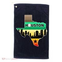 Huston Texas Baseball City Logo Golf Towel thumb 0