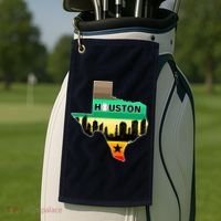 Huston Texas Baseball City Logo Golf Towel thumb 2