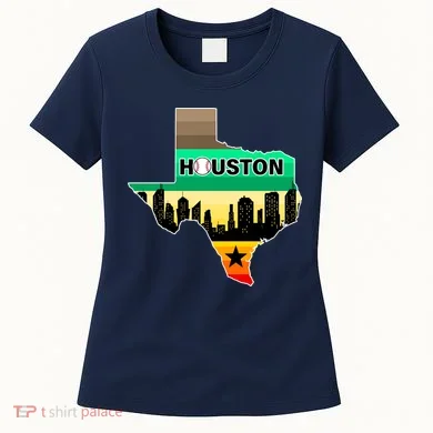 Huston Texas Baseball City Logo Women's T-Shirt