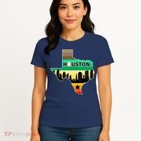Huston Texas Baseball City Logo Women's T-Shirt thumb 4